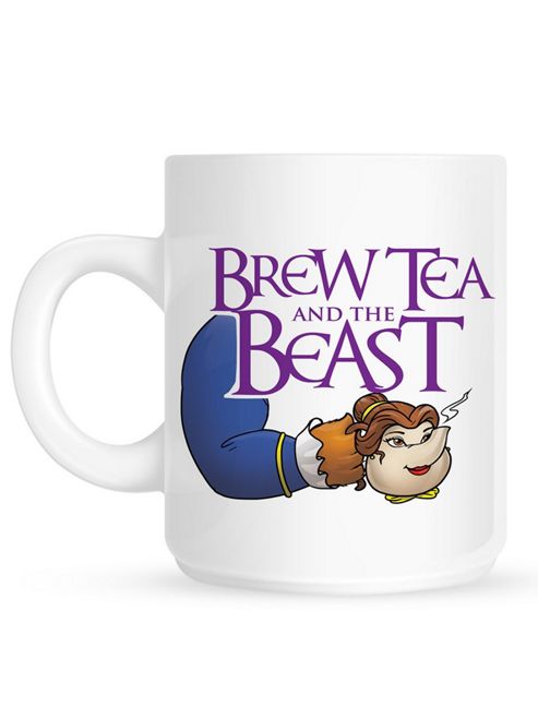 Image of Brew Tea And The Beast 10oz Ceramic Mug