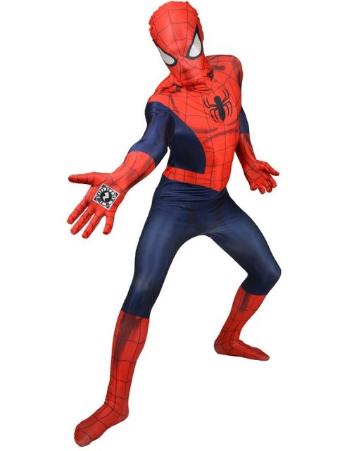 Image of Spider-man - Adult Costume Size: 34-36