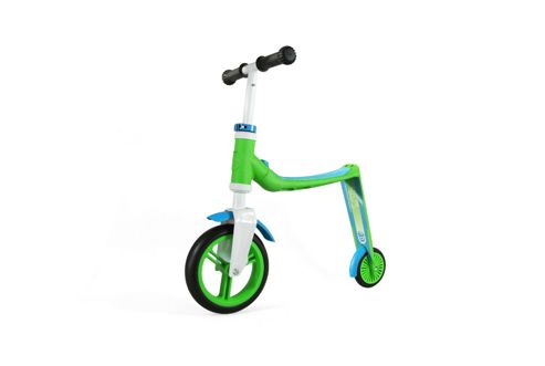 Image of Scoot & Ride Highwaybaby 2-in-1 Scooter & Balance Bike, Green/blue