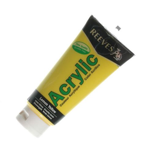 Image of Reeves Acrylic 200ml Lemon