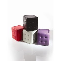 Wilkinson Furniture Qube Pouffe - Red