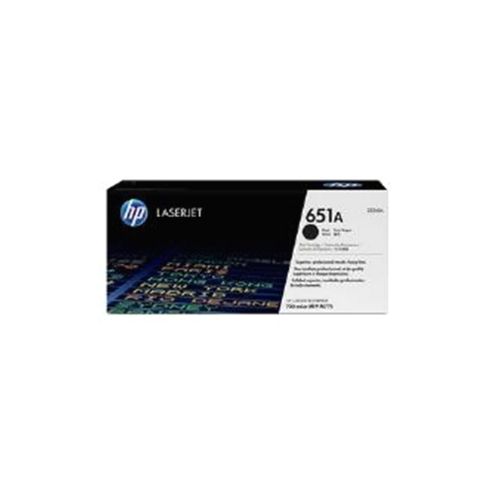 Image of Hp 651a Black Smart Toner Cartridge (yield 13500 Pages) For Laserjet Enterprise 700 M775dn/m775f/m775z/m775z+ Colour Multifunction Printers