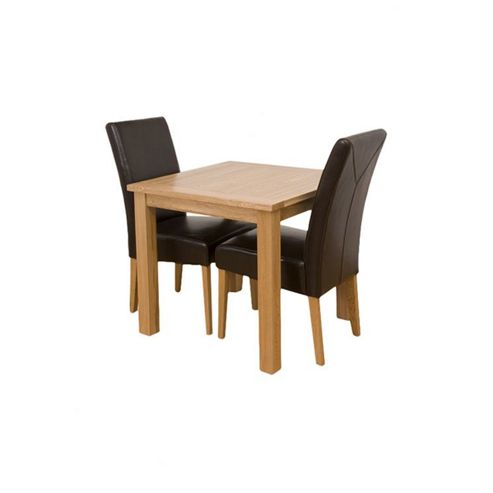 Image of G&p Furniture 3 Piece Square Dining Set