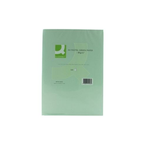 Image of Q-connect Coloured Copier Paper A4 80gsm Cream Ream Pack Of 1