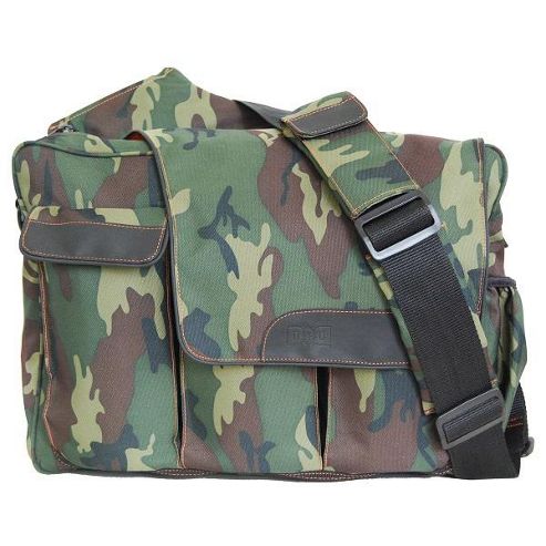 Image of Diaper Dude Flap Messenger Ii Changing Bag Camouflage