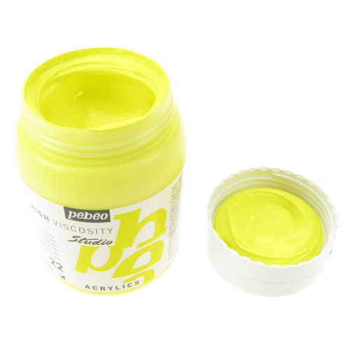 Image of Pebeo Studio Acrylic 500ml - Light Cadmium Yellow Imit