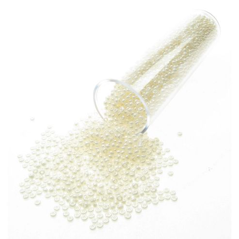 Image of T03/10 White Pearl Seed Beads 35g