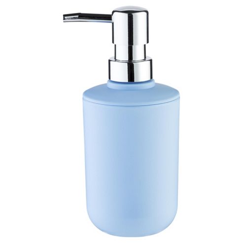 Image of Tesco Basic Plastic Soap Dispenser, Blue