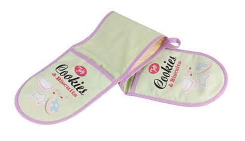 Image of Tala Retro Design Double Oven Glove, Cookies And Biscuits