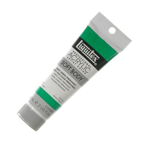 Image of Liquitex Soft Body 59ml Tb Perrmanent Green Light