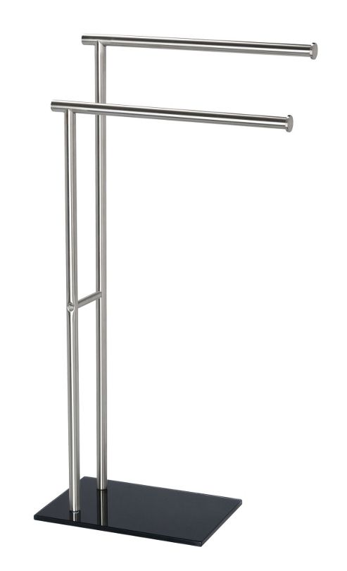 Image of Wenko Lima 41cm Towel Stand In Matt Black