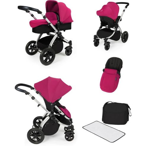 Image of Ickle Bubba Stomp V2 All-in-one Travel System (pink)