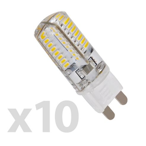 Image of Pack Of Ten Minisun Mini High Power 3w G9 Led Bulbs Cool White / Daylight