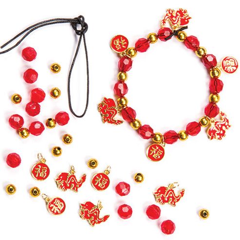 Image of Chinese Charm Craft Bracelets (pack Of 3)