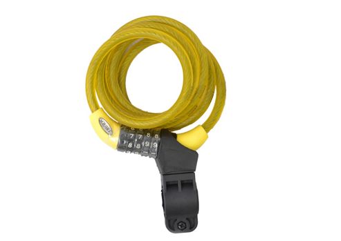 Image of Squire 216 Combination Cable Lock 10mm X 1800mm Yellow