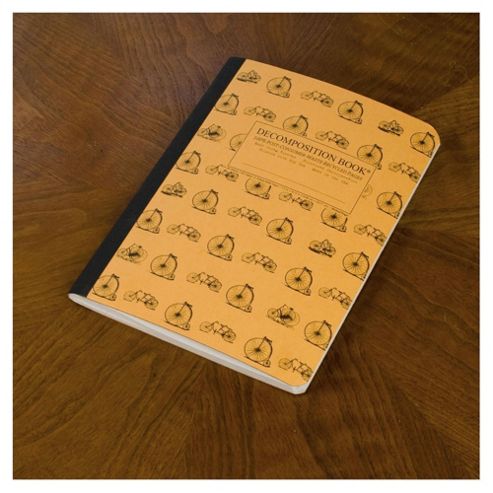 Image of Decomposition Book Ruled Vintage Bicyles