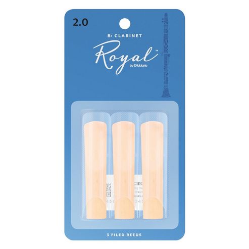 Image of Rico Royal 2 Bb Clarinet Reeds (x3)