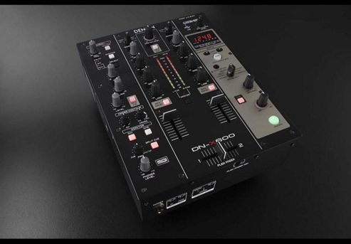 Image of Denon Dn-x600 2 Channel Digital Dj Mixer With Midi And Sound Card