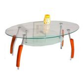 Bolivia Clear Glass Coffee Table