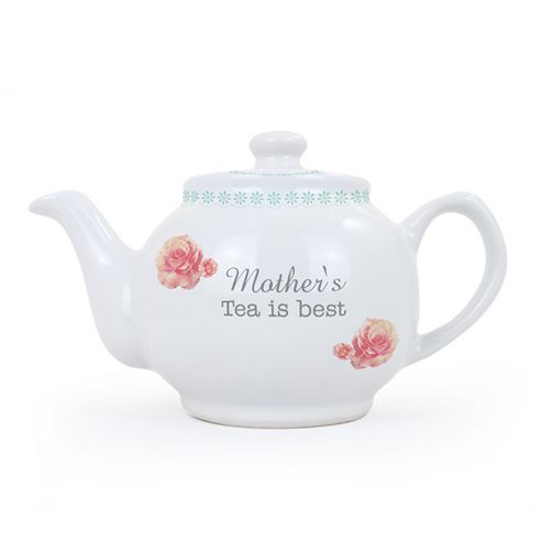 Image of Personalised Vintage Rose Small Teapot