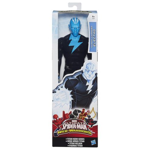 Image of Ultimate Spider-man Electro Web-warriors 12" Figure