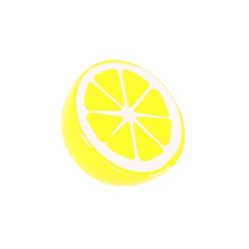 Image of Bigjigs Toys Bjf150 Wooden Play Food Half Lemon (pack Of 2)