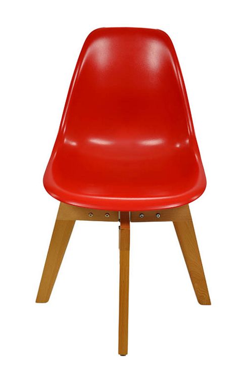 Image of Eames Flow Dining Chair Red