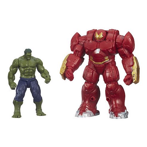 Image of Marvel Avengers Age Of Ultron Hulk And Hulk Buster Figures
