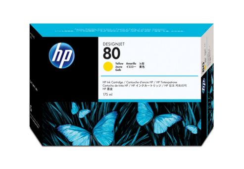 Image of Hp 80 Ink Cartridge - Yellow