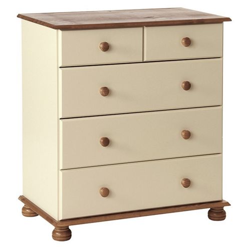 Image of Valufurniture Copenhagen Creme 2 + 3 Drawer Chest