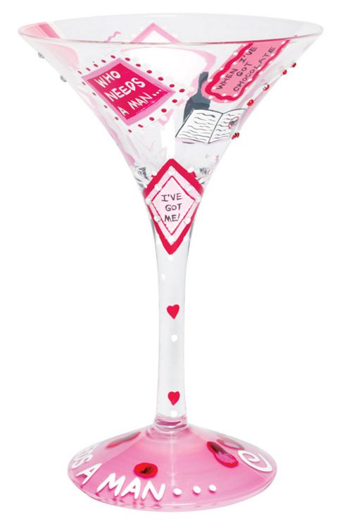 Image of Lolita Martini Glass - Who Needs A Man