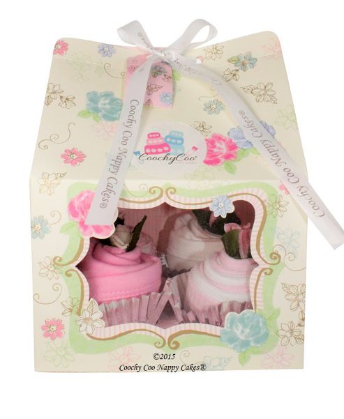 Image of 6 Piece Vintage Tea Party Baby Girl Clothes Cupcake Gift