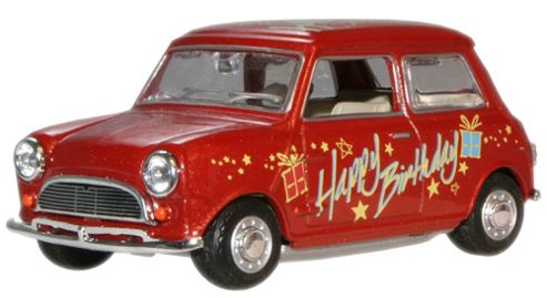Image of Oxford Diecast 1:43 Scale Happy Birthday Celebration Car