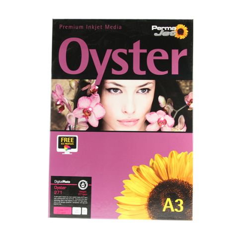 Image of A3 Permajet Digital Photo Paper 271 Oyster - 271gsm - 25pk