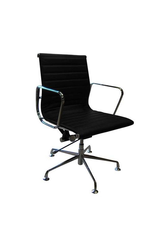 Image of Ea108 Eames Inspired Black Office Chair