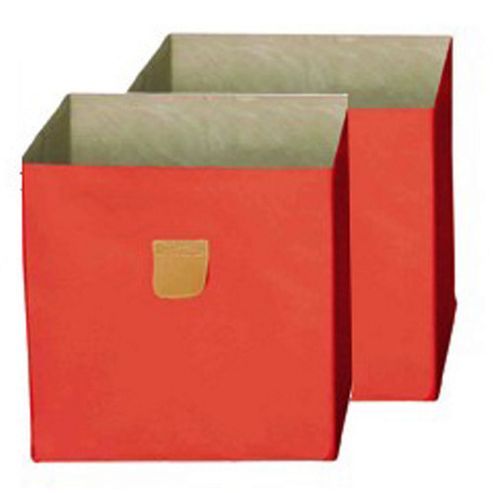 Image of Home Etc Glengall Storage Box (set Of 2) - Orange