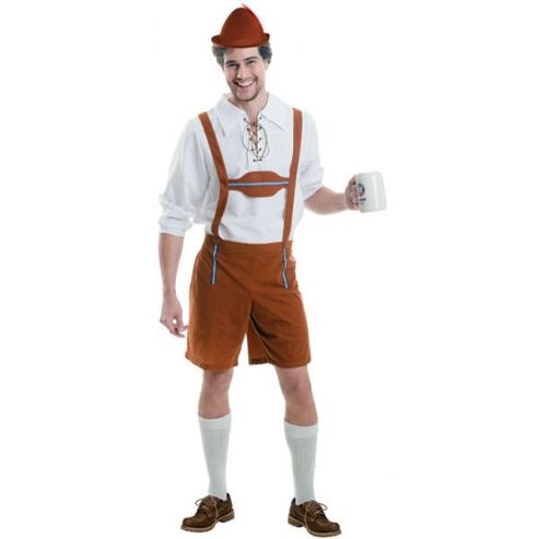 Image of Oktoberfest Lederhosen - Adult Costume Size: 38-40