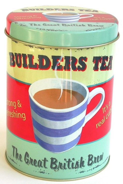 Image of Martin Wiscombe Builders Tea Storage Tin