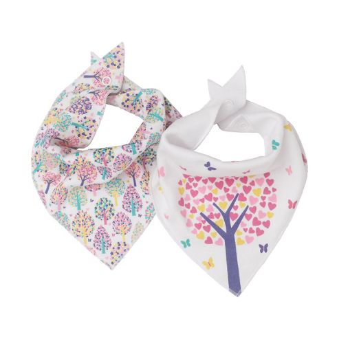Image of Mothercare Norwegian Wood Dribbler Bibs - 2 Pack