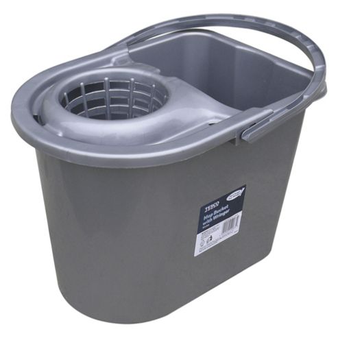 Image of Tesco 14l Mop Bucket Silver
