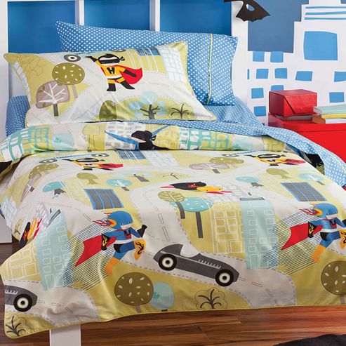Image of I Am A Superhero, Hiccups Single Bedding Set