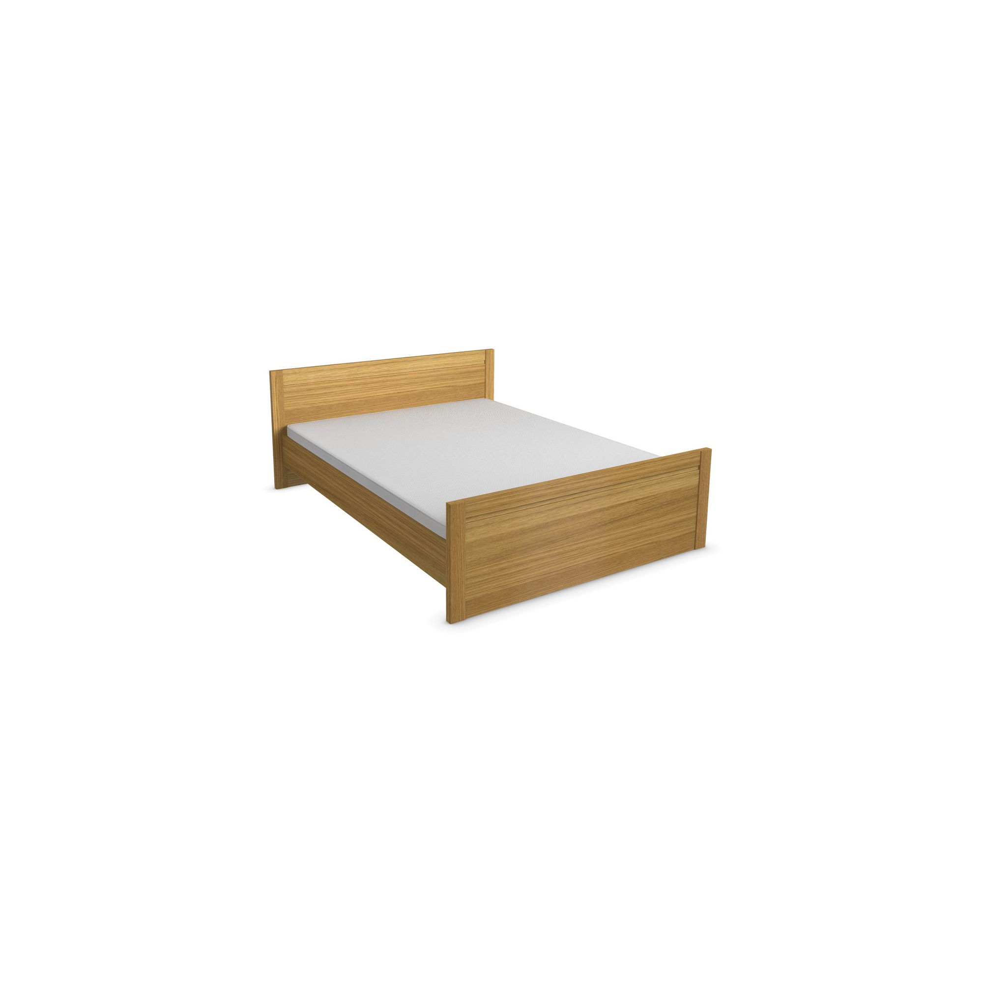 Urbane Designs Tango Bed Frame - Double - Oak at Tescos Direct