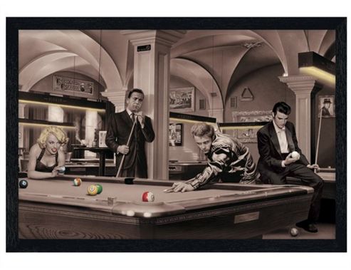 Image of Chris Consani Black Wooden Framed Game Of Fate Poster