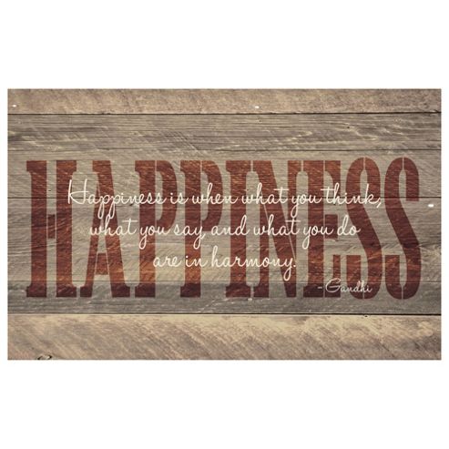 Image of Happiness Canvas 80x50cm