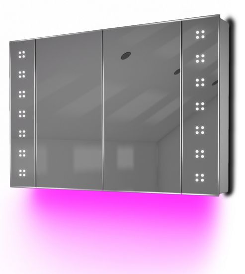 Image of Ambient Demist Bathroom Cabinet With Sensor & Internal Shaver Socket K122p