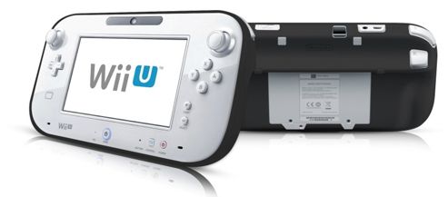 Image of Cennett Silicone Gel Case For Nintendo Wii U Gamepad Controller - Black