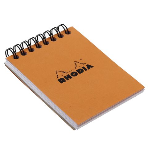 Image of Rhodia Classic Wrbnd Pad 80 Detach. Sh. 7.5x10.5cm Sq.5x5 11500c