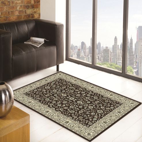Image of Million Point Chatsworth Choc/ivory 80x150 Cm Rug