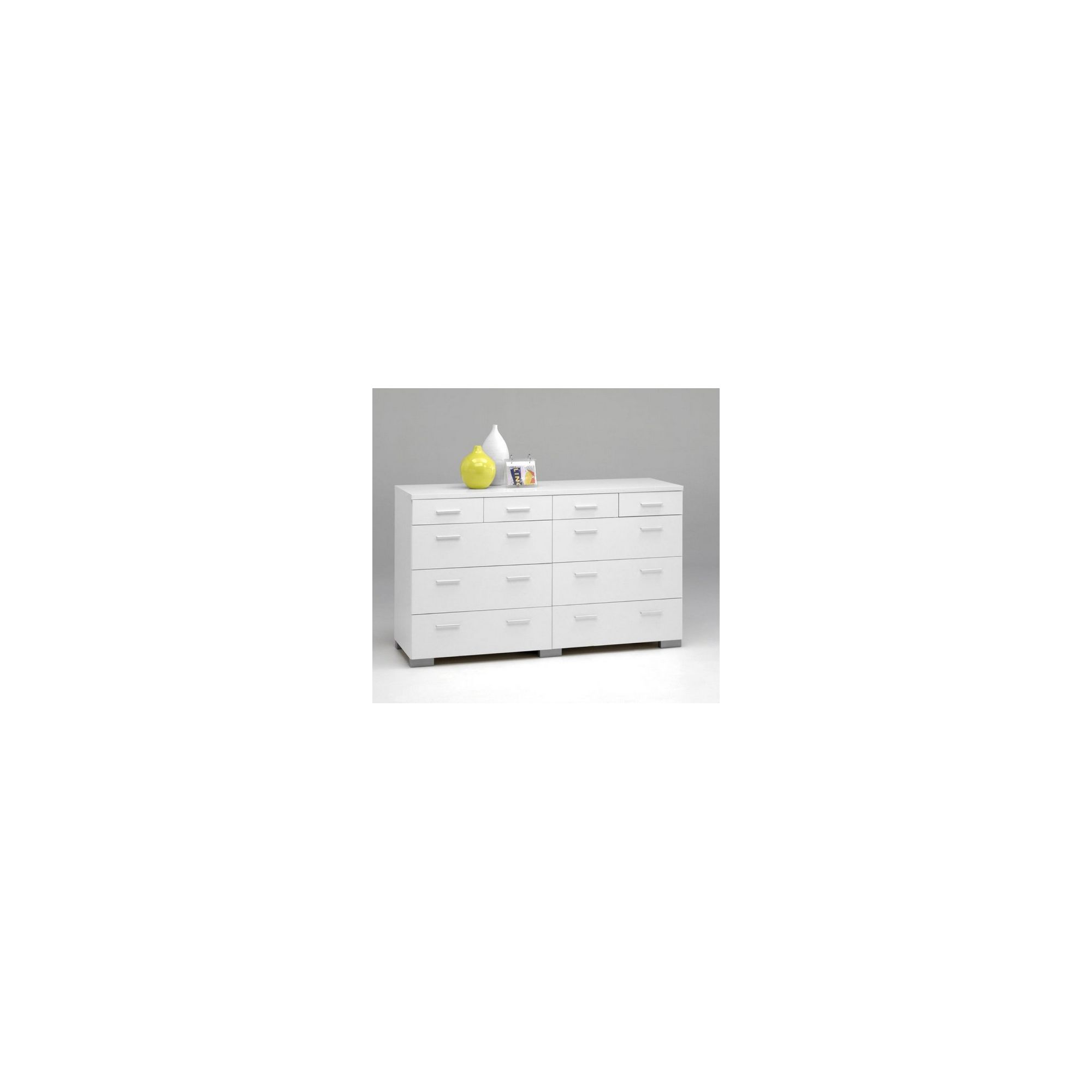 Tvilum Puls 10 Drawer Chest - White at Tesco Direct