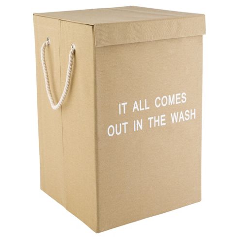 Image of Tesco It All Comes Out In The Wash Laundry Basket